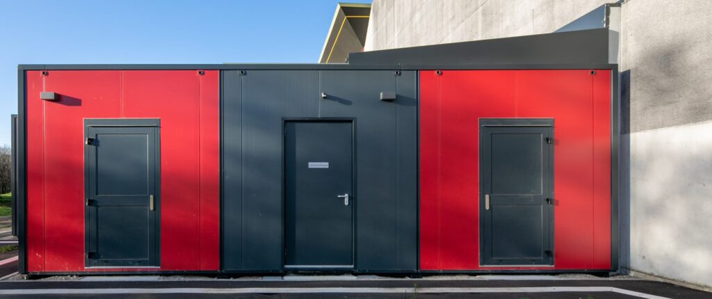extension modulaire vestiaires