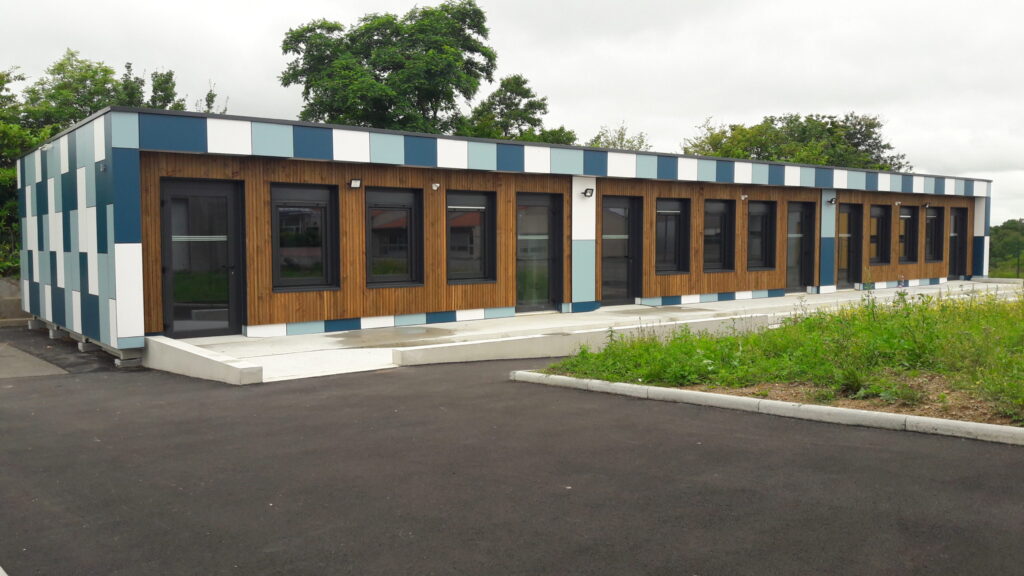 nouvelles salles de classe modulaires collège
