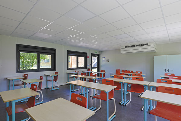 intérieur salle de classe